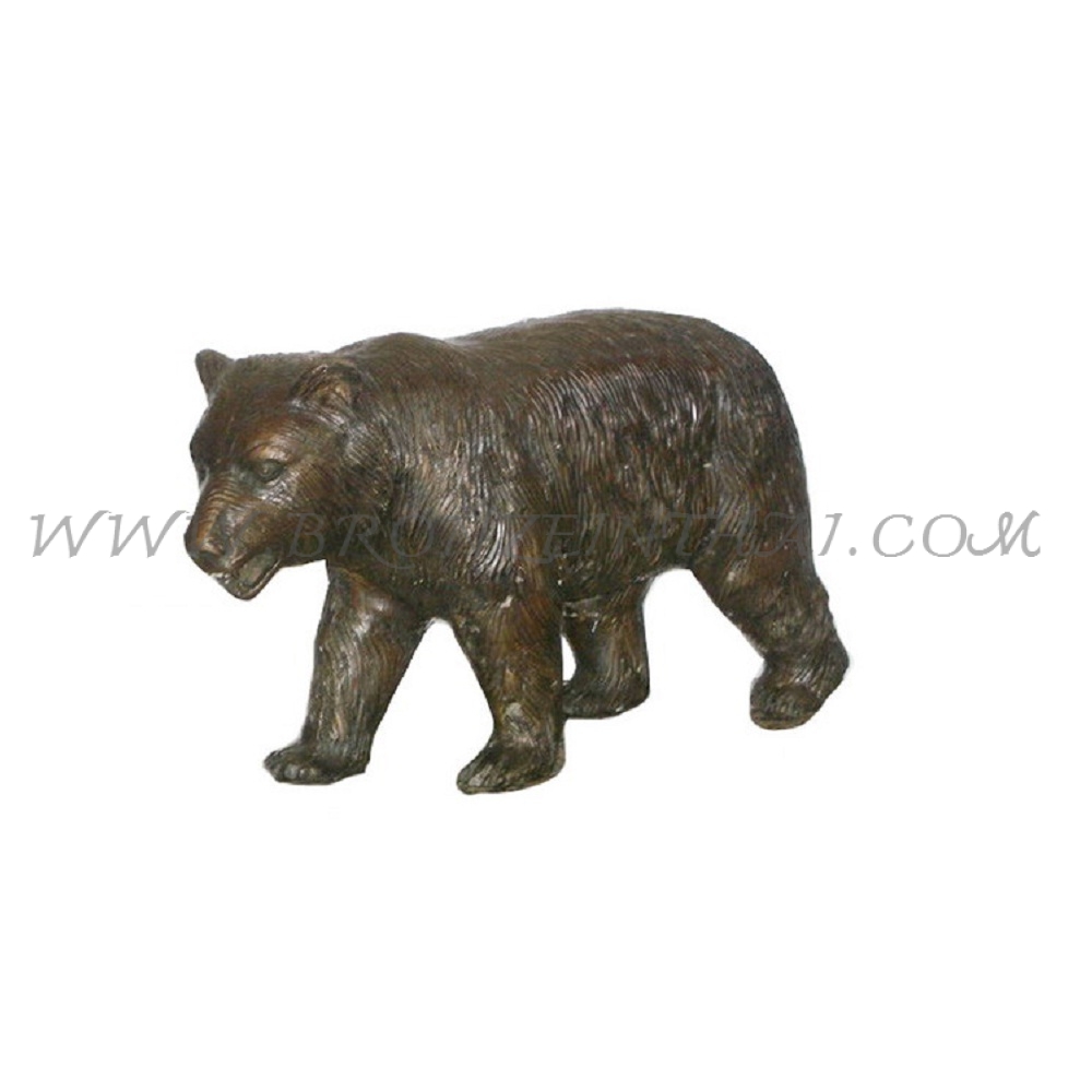 Bear Bronze Sculpture