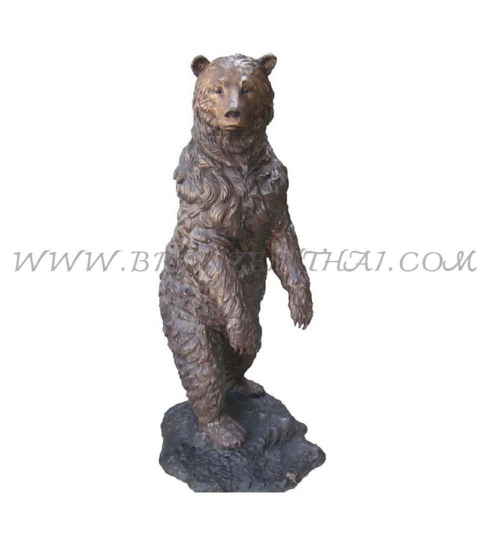 Bear Bronze Sculpture