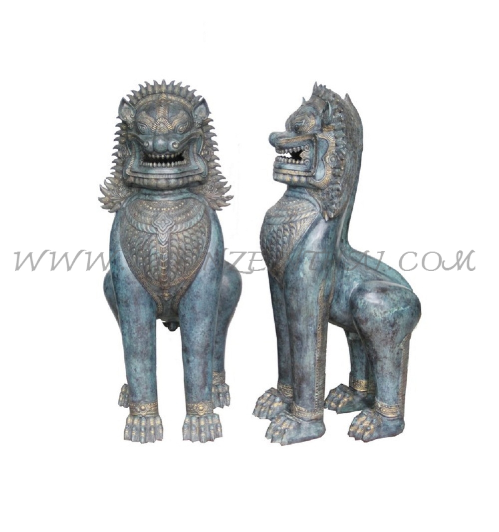 Lion Bronze Sculpture