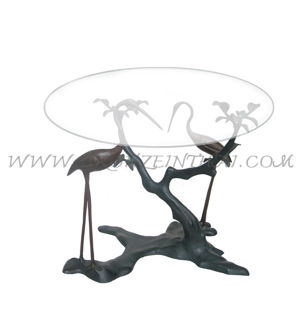 Table Bronze Sculpture