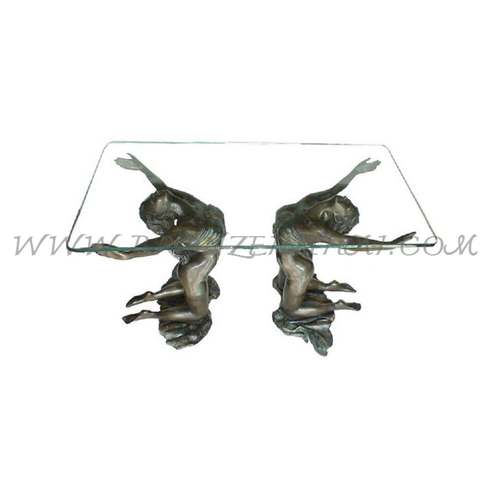 Table Bronze Sculpture