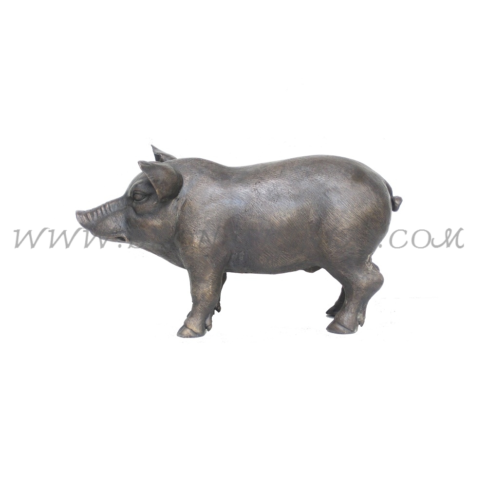Pig Bronze Sculpture