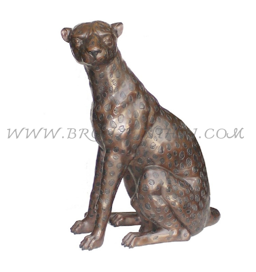 Tiger Bronze Sculpture