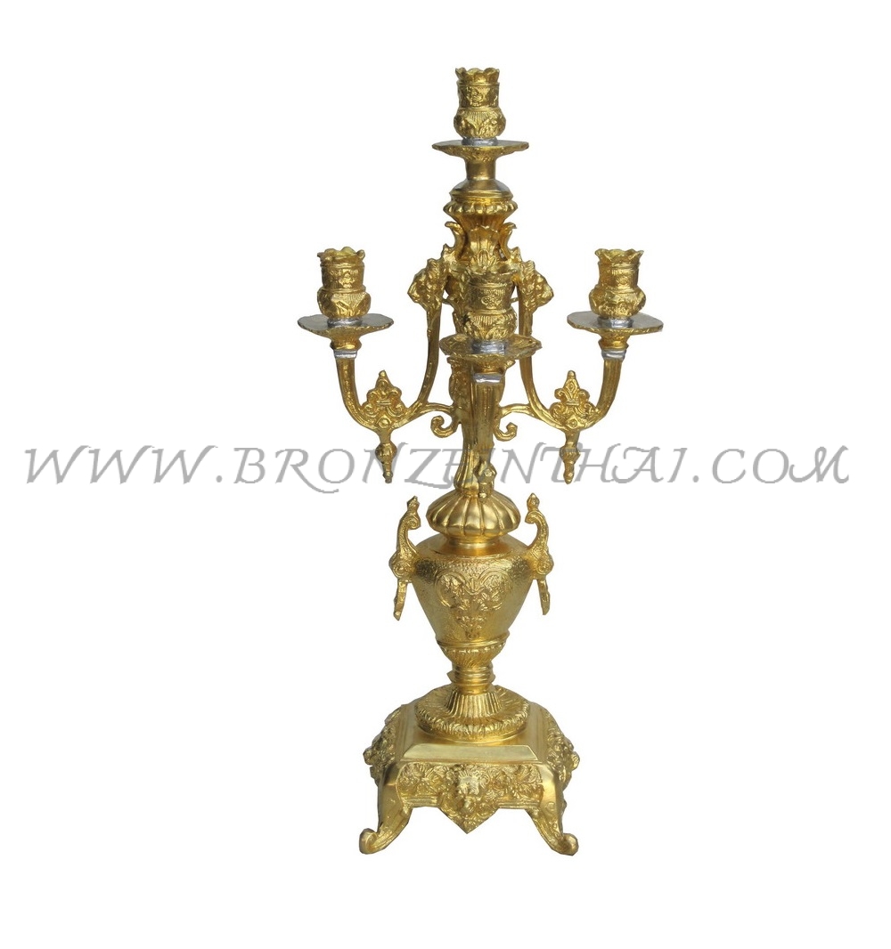 Candlestick Bronze Sculpture