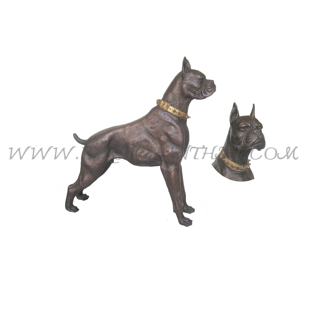 Dog Bronze Sculpture