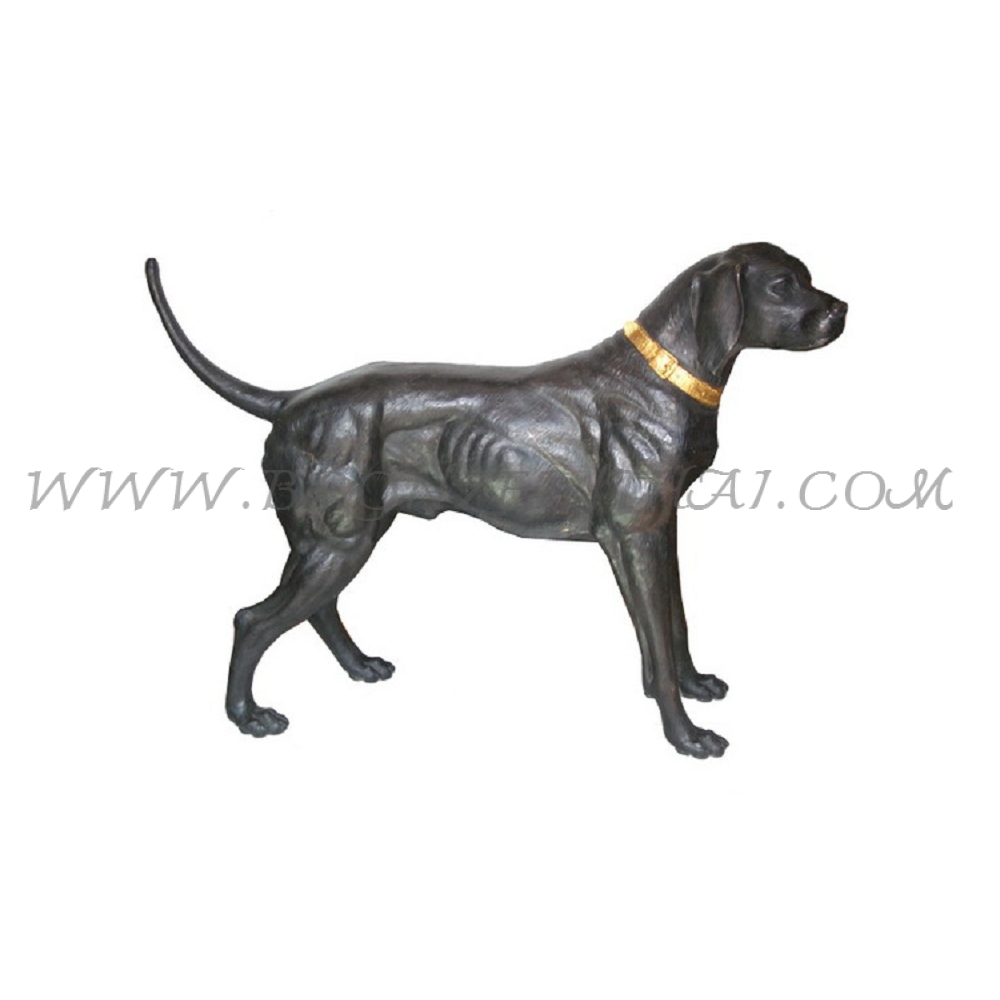 Dog Bronze Sculpture