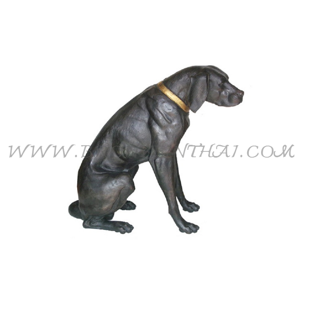 Dog Bronze Sculpture