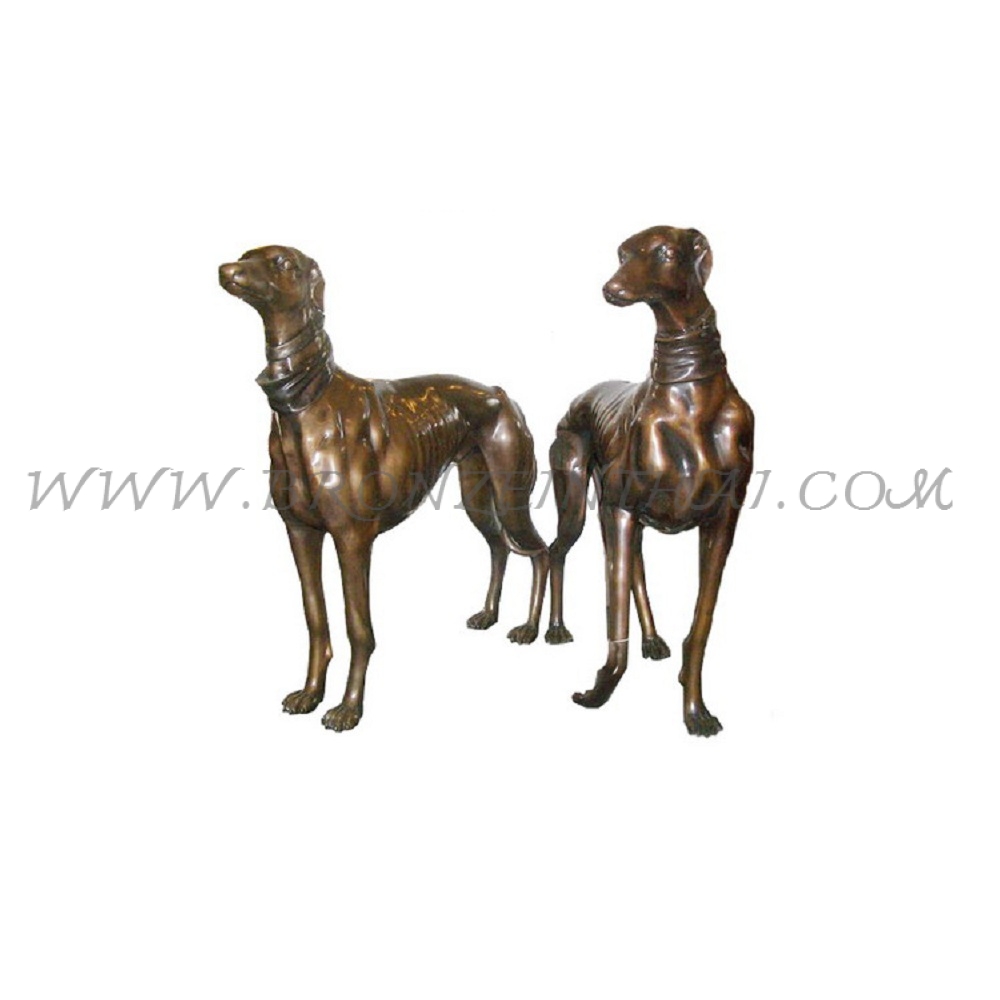 Dog Bronze Sculpture