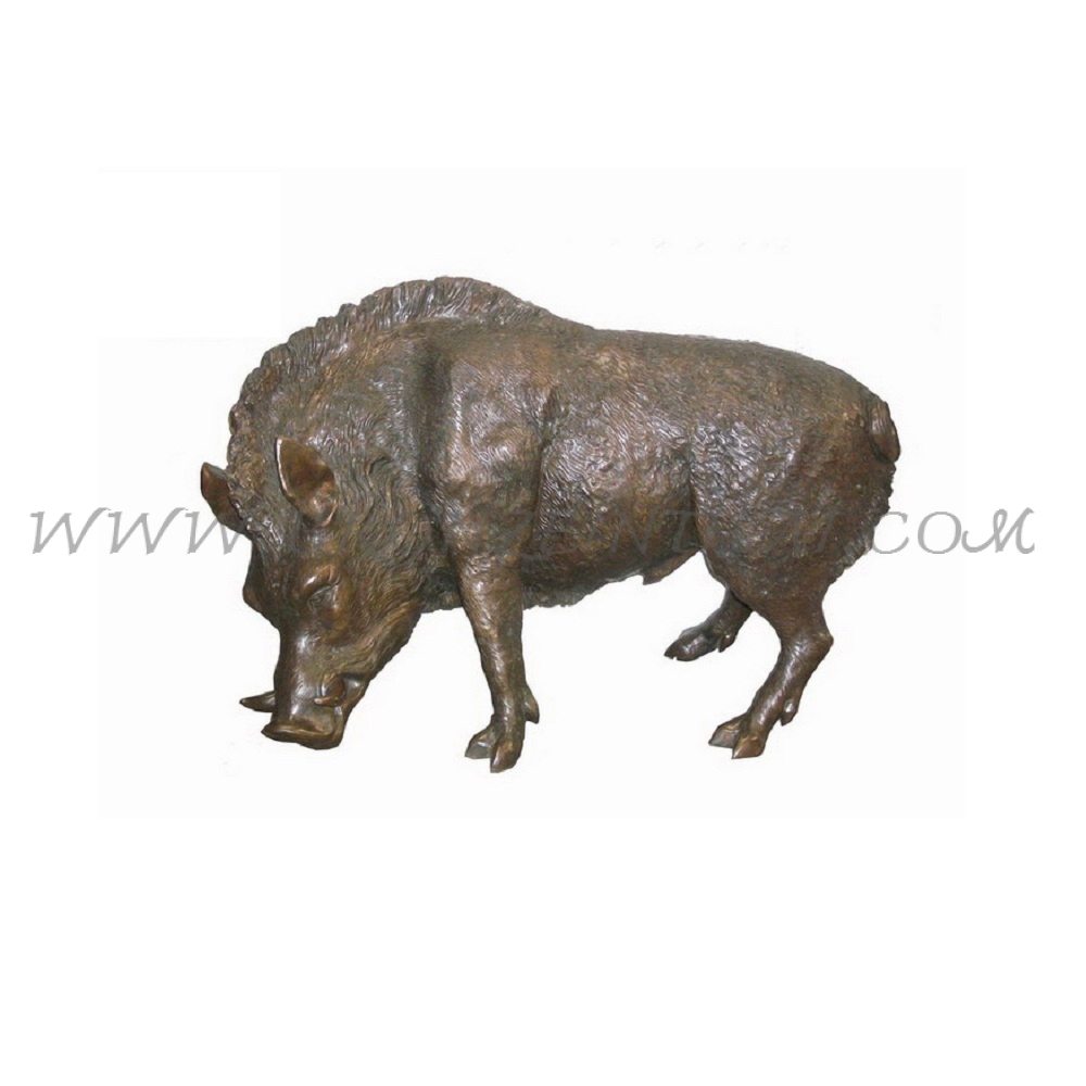 Pig Bronze Sculpture