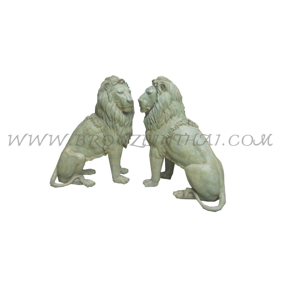 Lion Bronze Sculpture