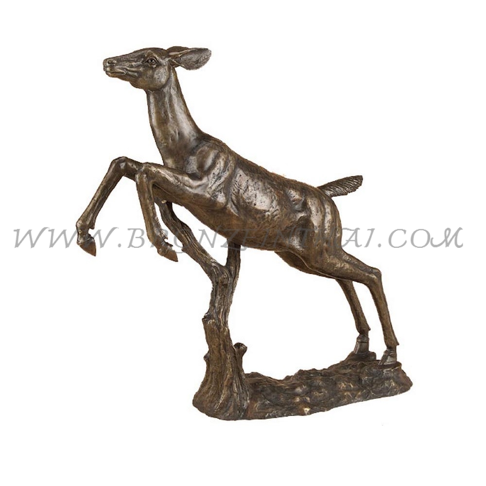 Deer Bronze Sculpture