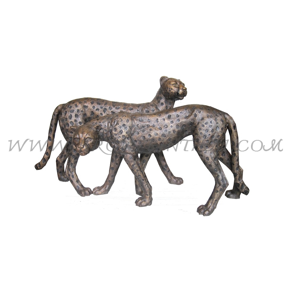 Tiger Bronze Sculpture