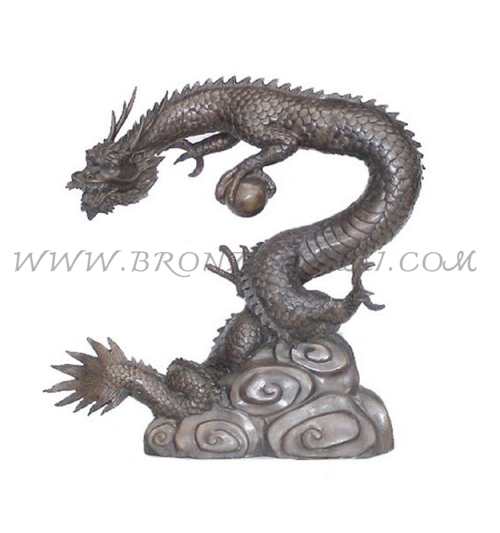 Dragon Bronze Sculpture
