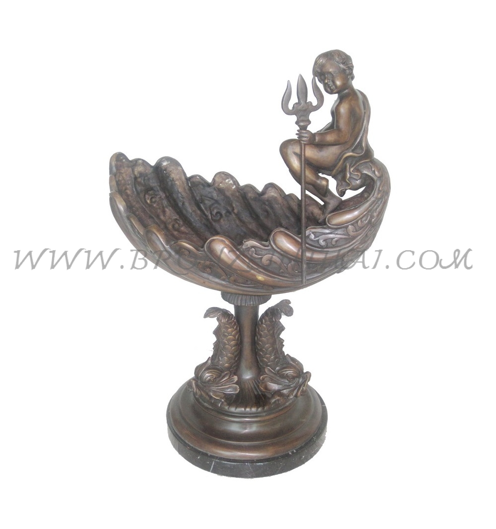 Planter Bronze Sculpture