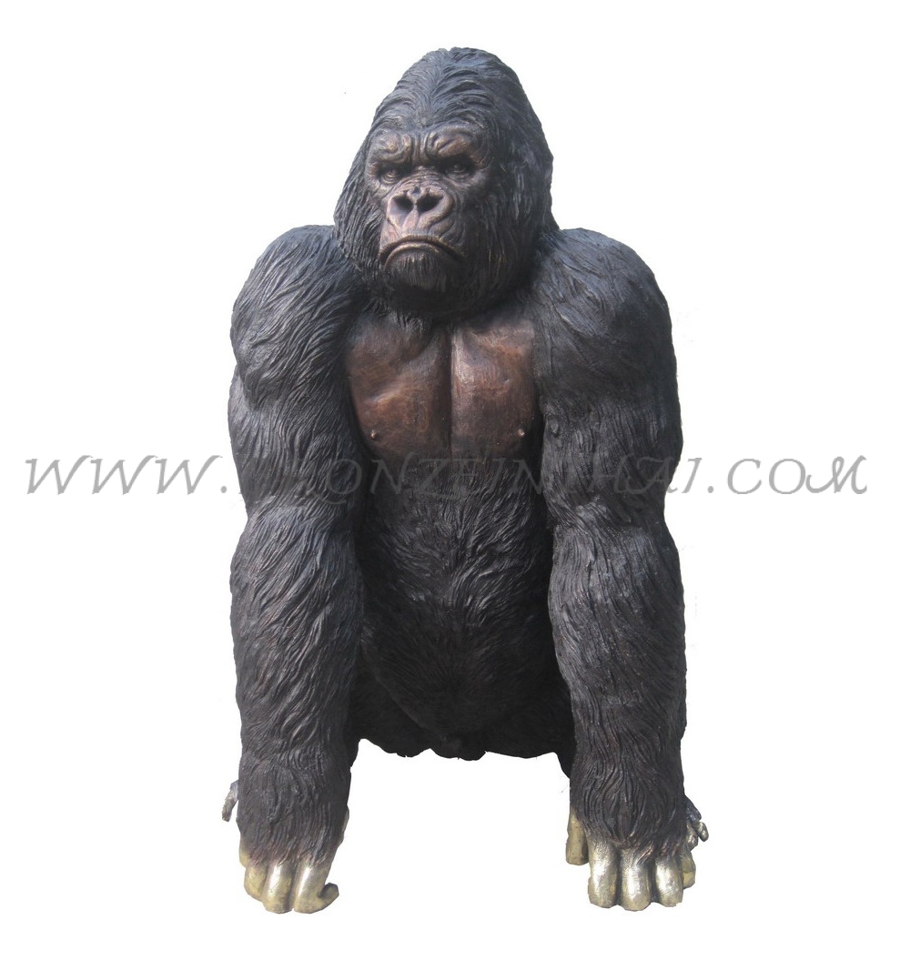 Monkey Bronze Sculpture