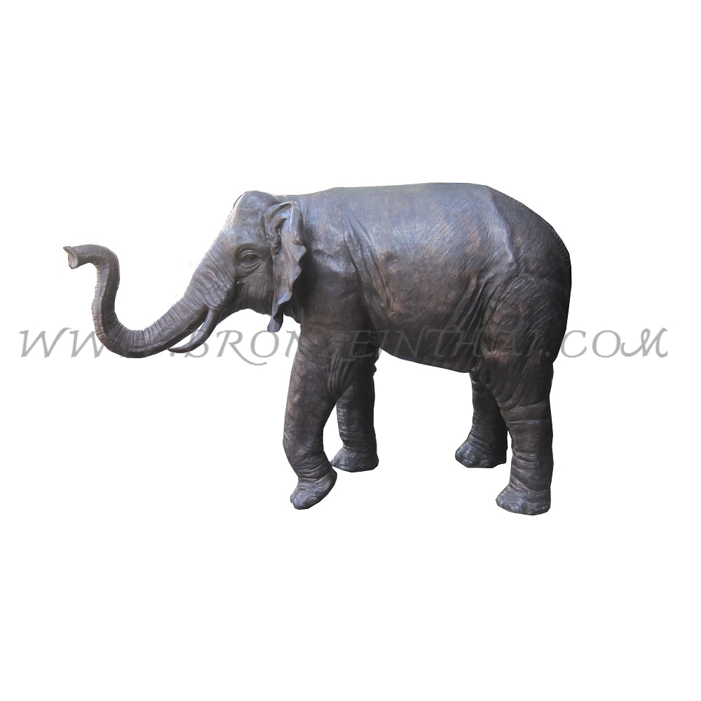 Elephant Bronze Sculpture