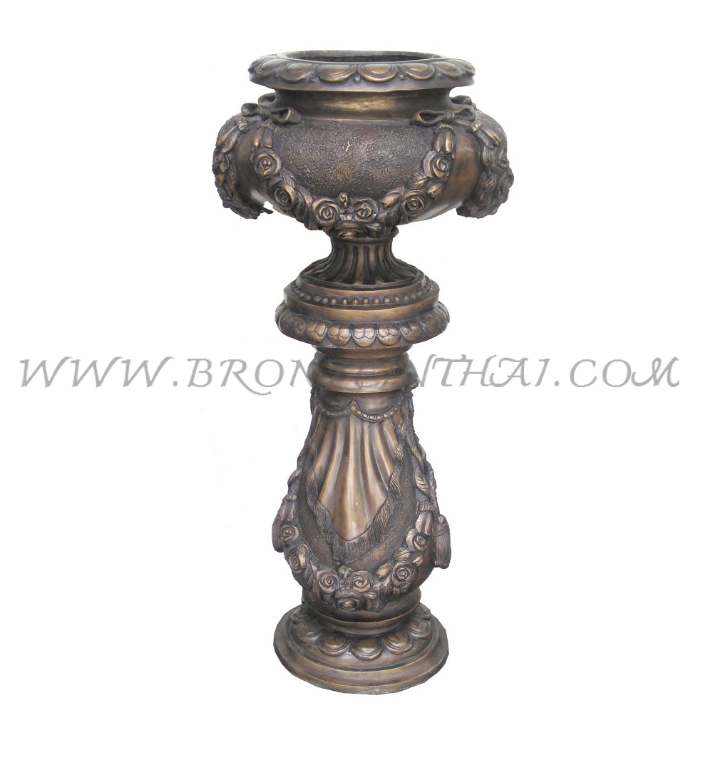 Planter Bronze Sculpture