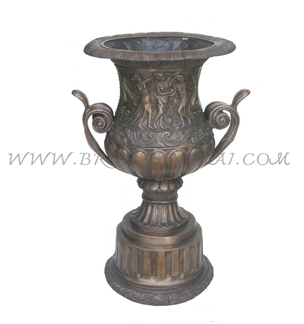 Planter Bronze Sculpture