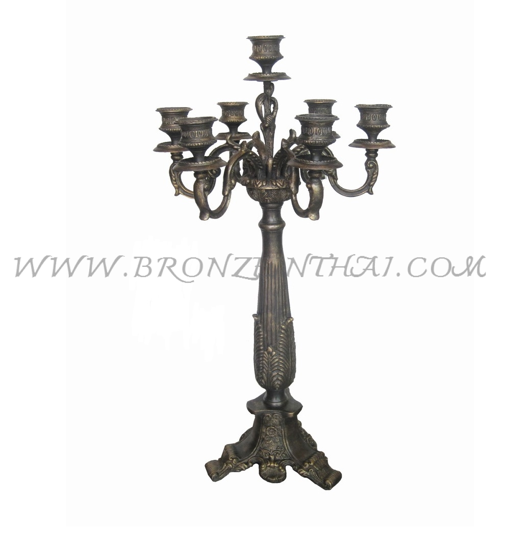 Candlestick Bronze Sculpture