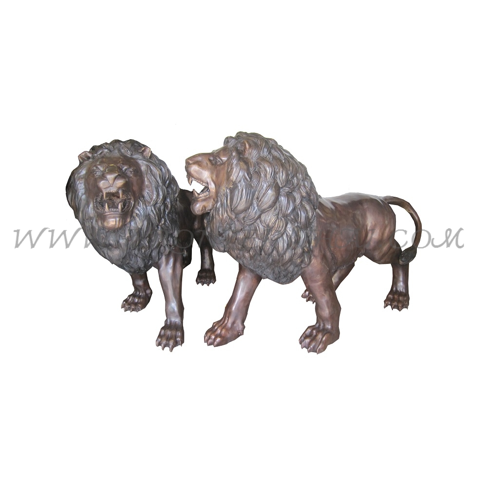 Lion Bronze Sculpture