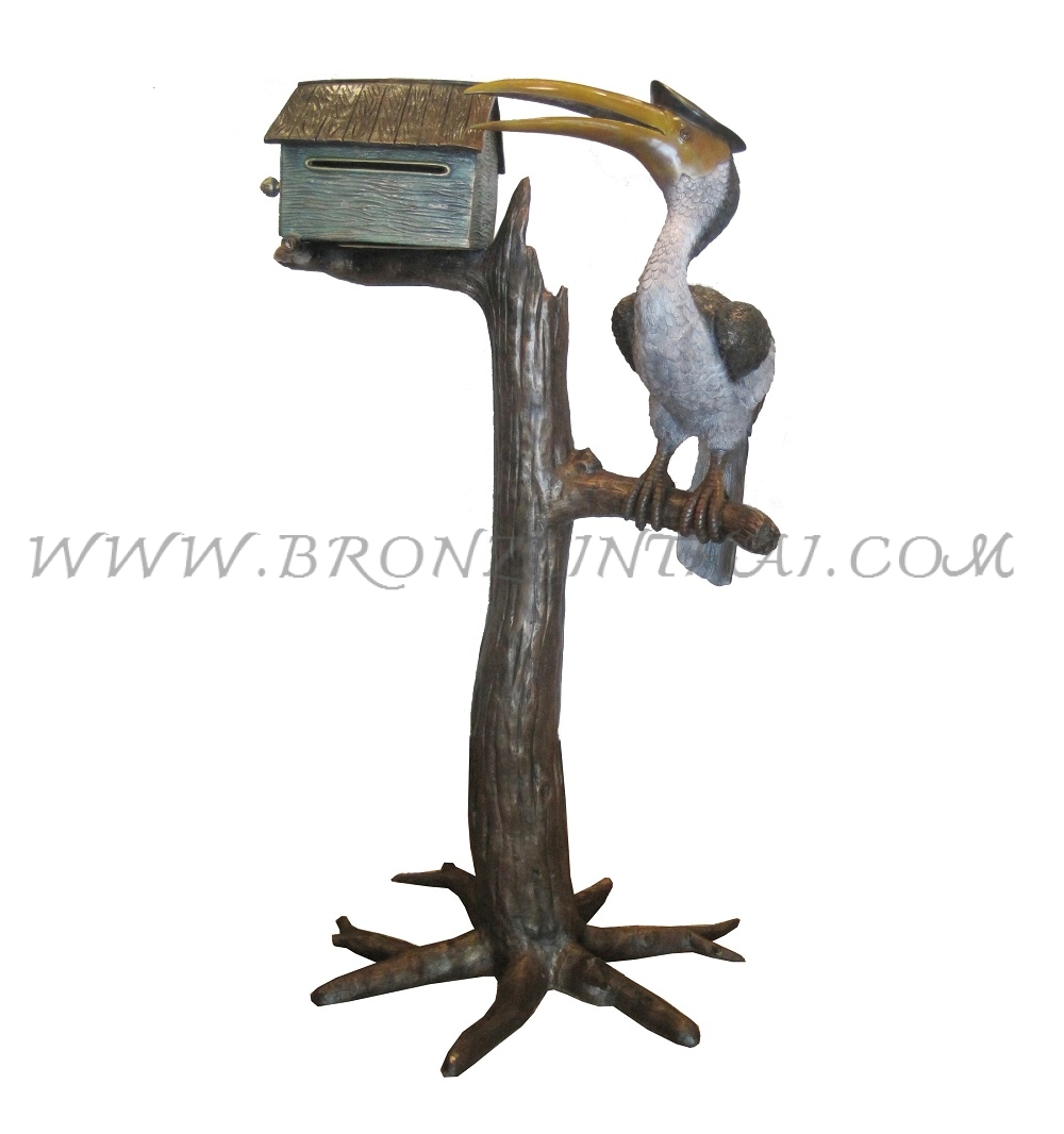 Bird Bronze Sculpture