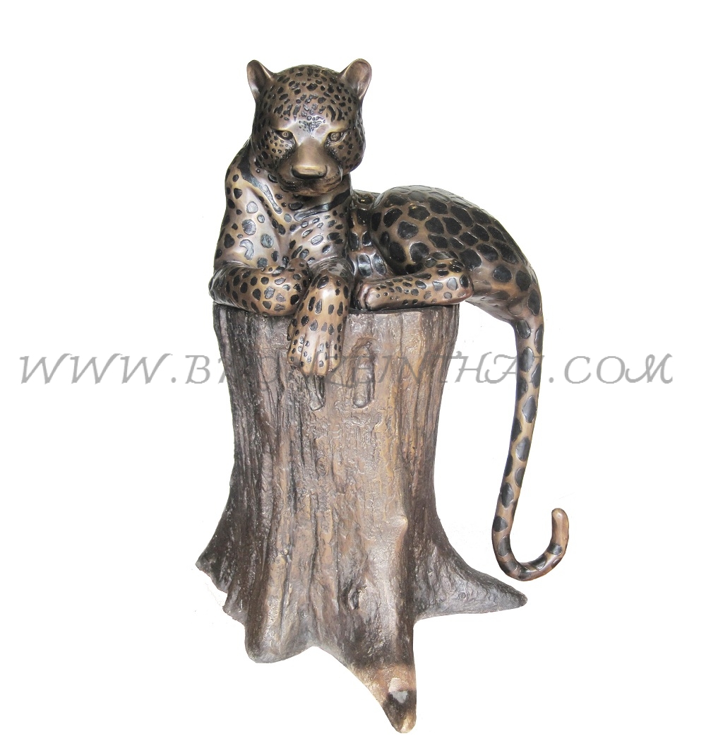 Tiger Bronze Sculpture