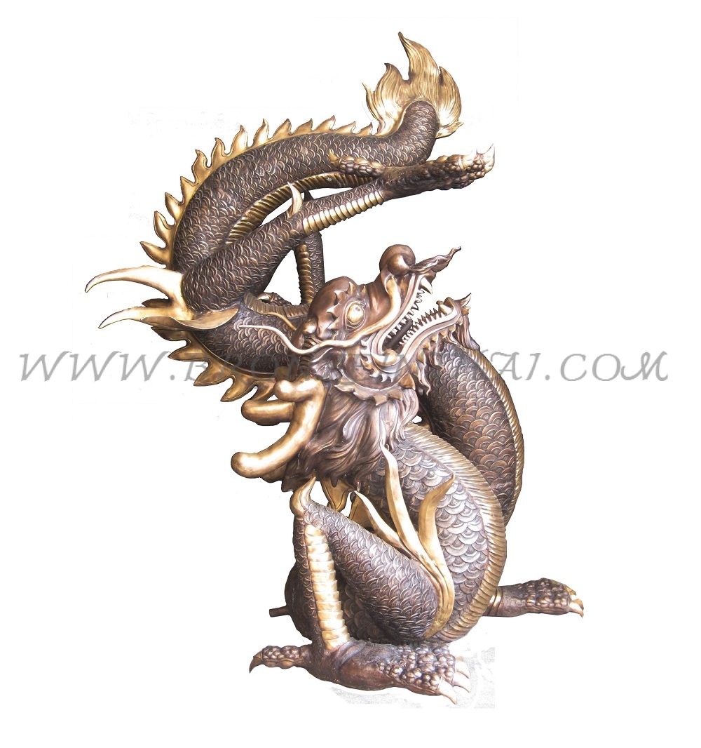 Dragon Bronze Sculpture
