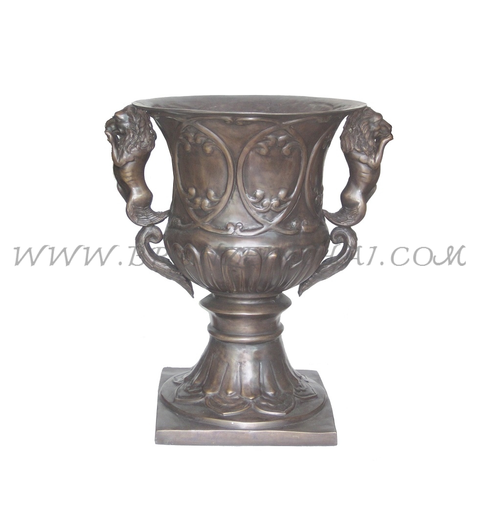 Planter Bronze Sculpture