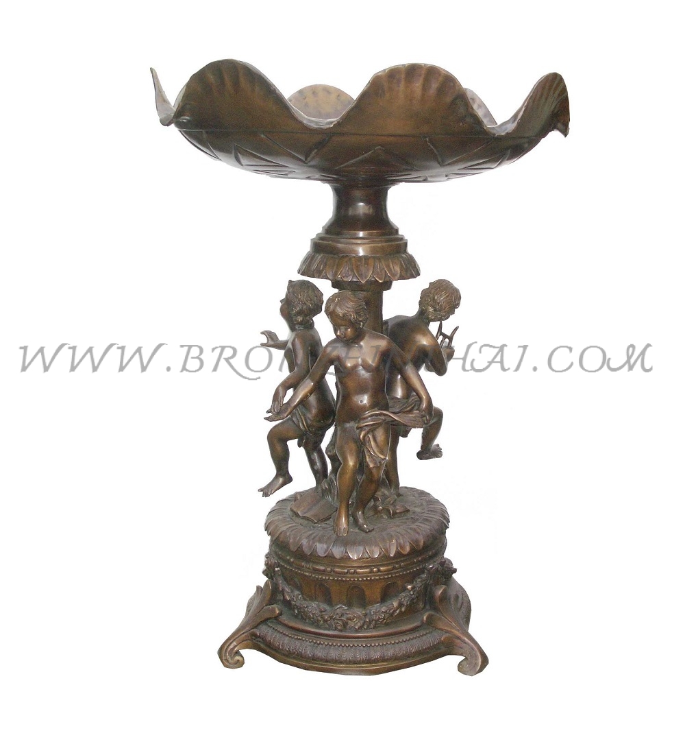 Planter Bronze Sculpture