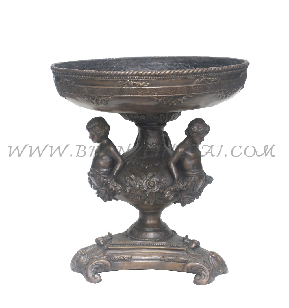 Planter Bronze Sculpture