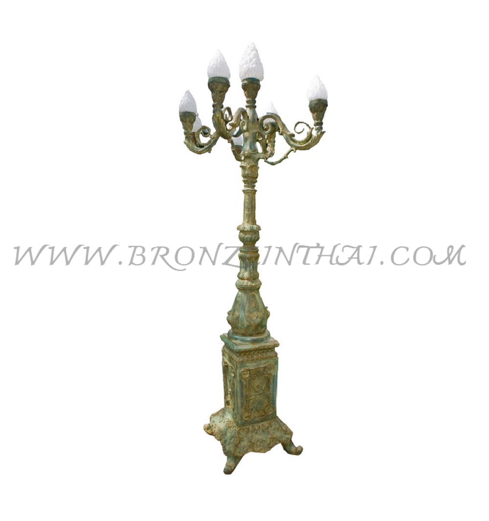 Lamp Bronze Sculpture