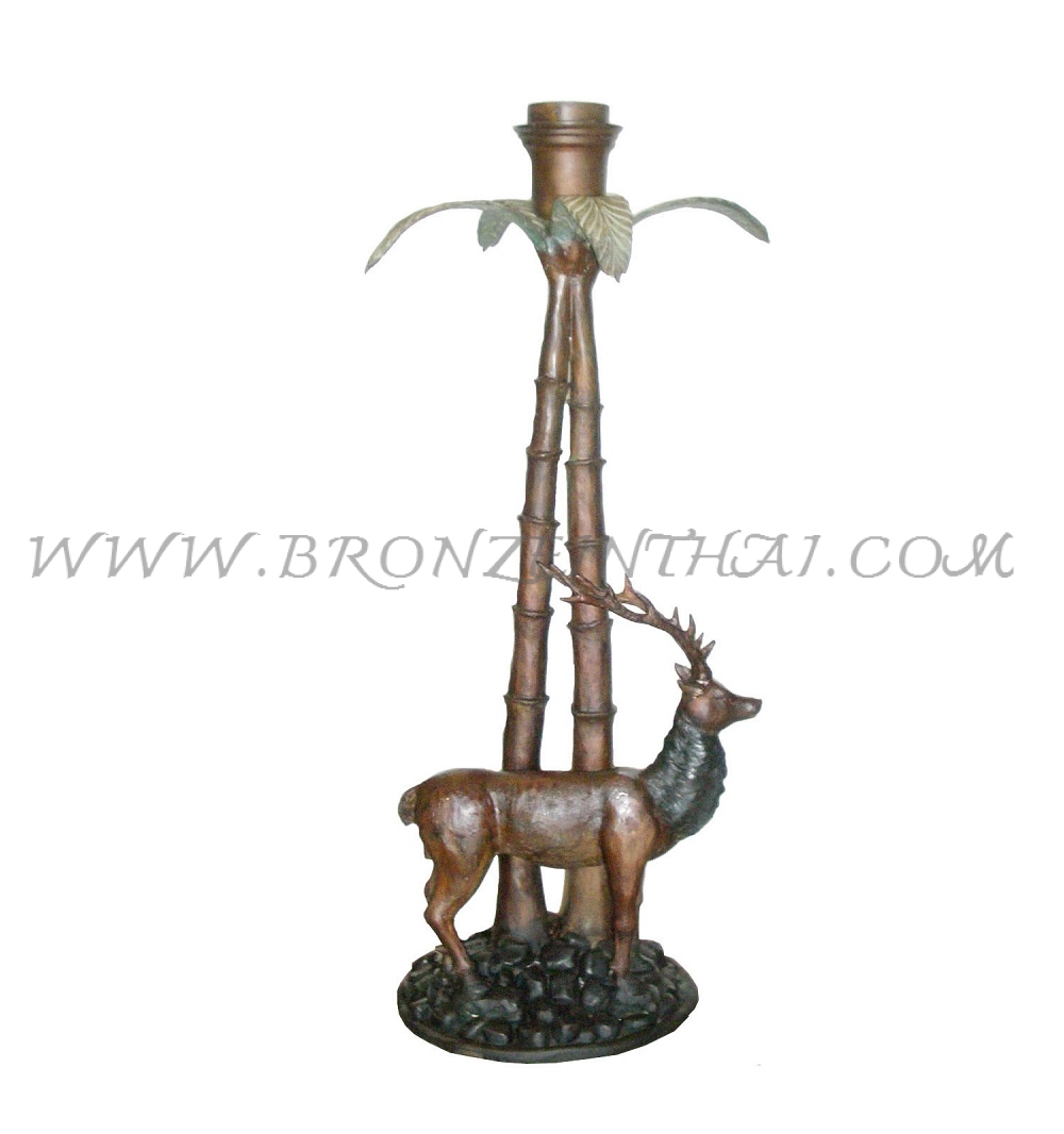 Lamp Bronze Sculpture