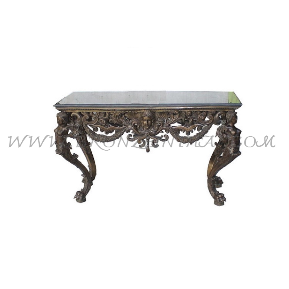 Table Bronze Sculpture