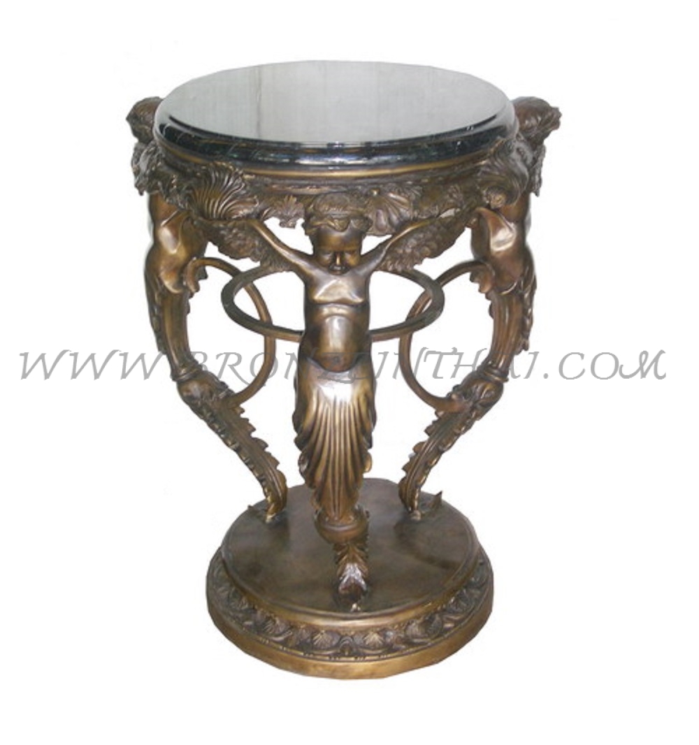 Table Bronze Sculpture