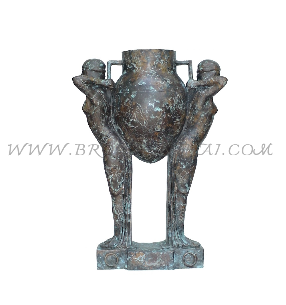 Planter Bronze Sculpture