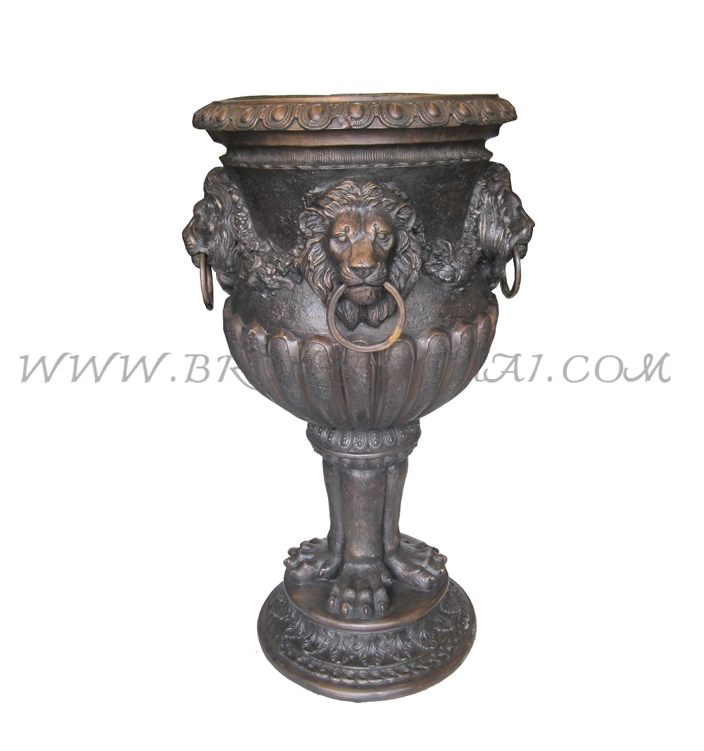 Planter Bronze Sculpture