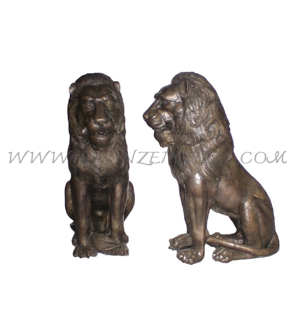 Lion Bronze Sculpture