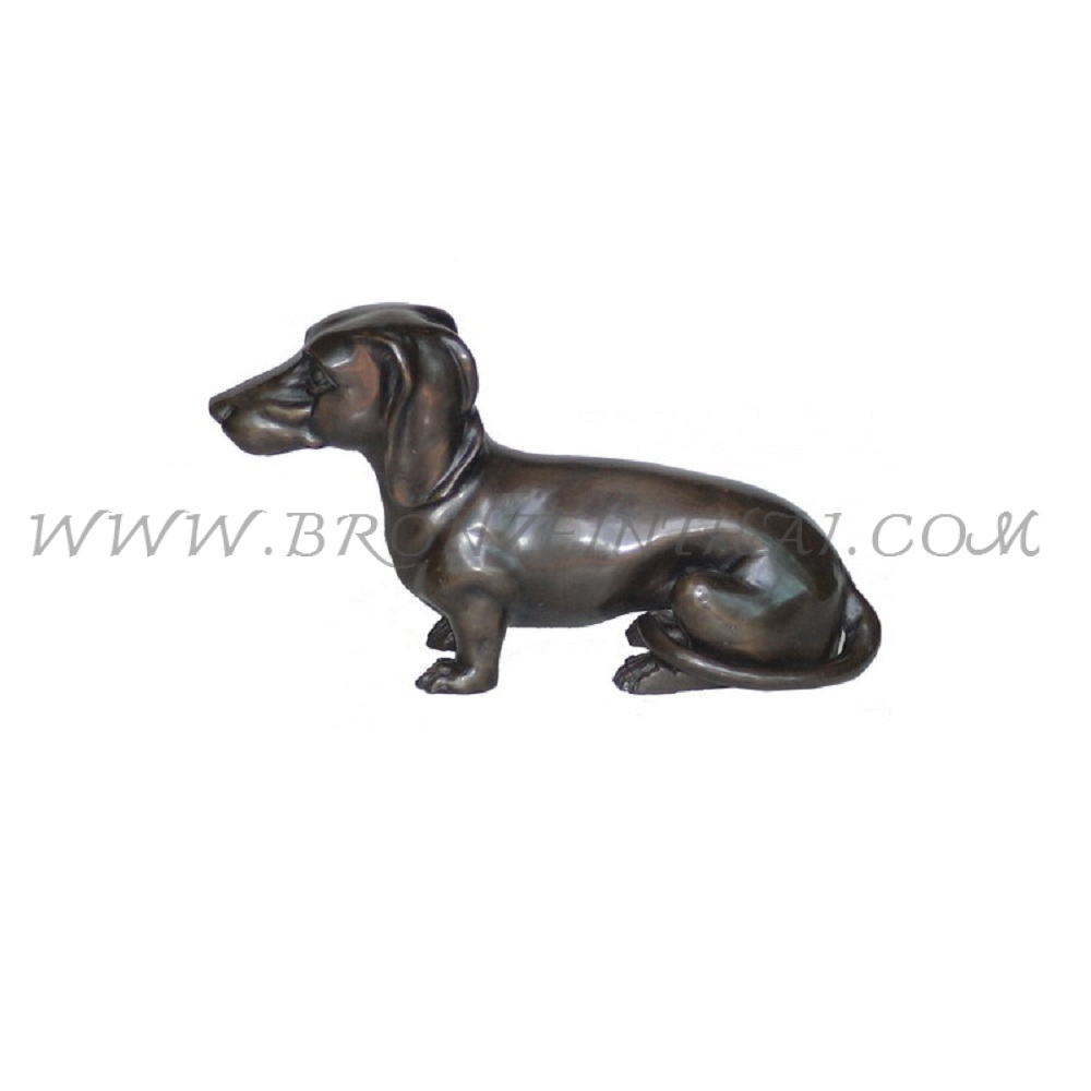 Dog Bronze Sculpture