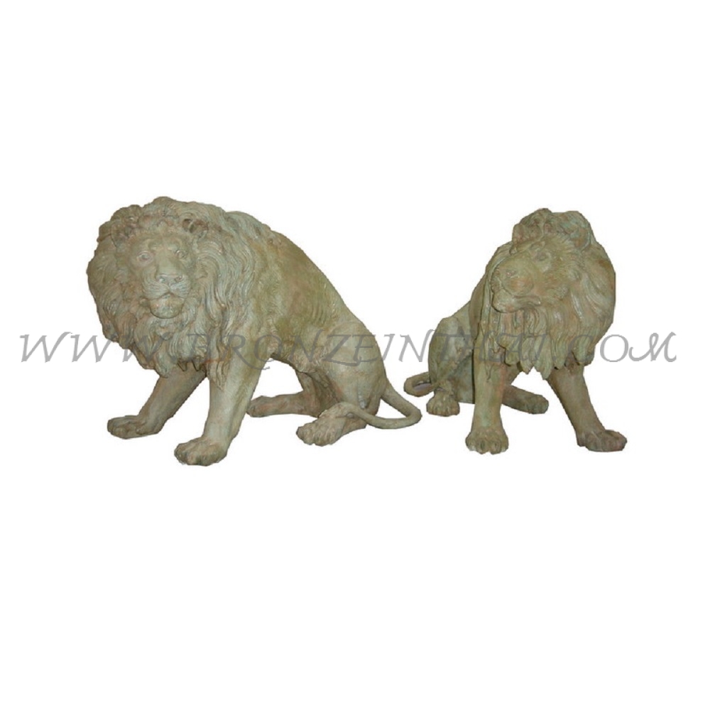 Lion Bronze Sculpture