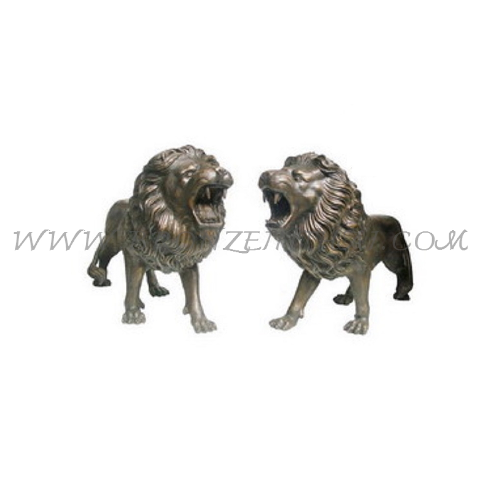 Lion Bronze Sculpture