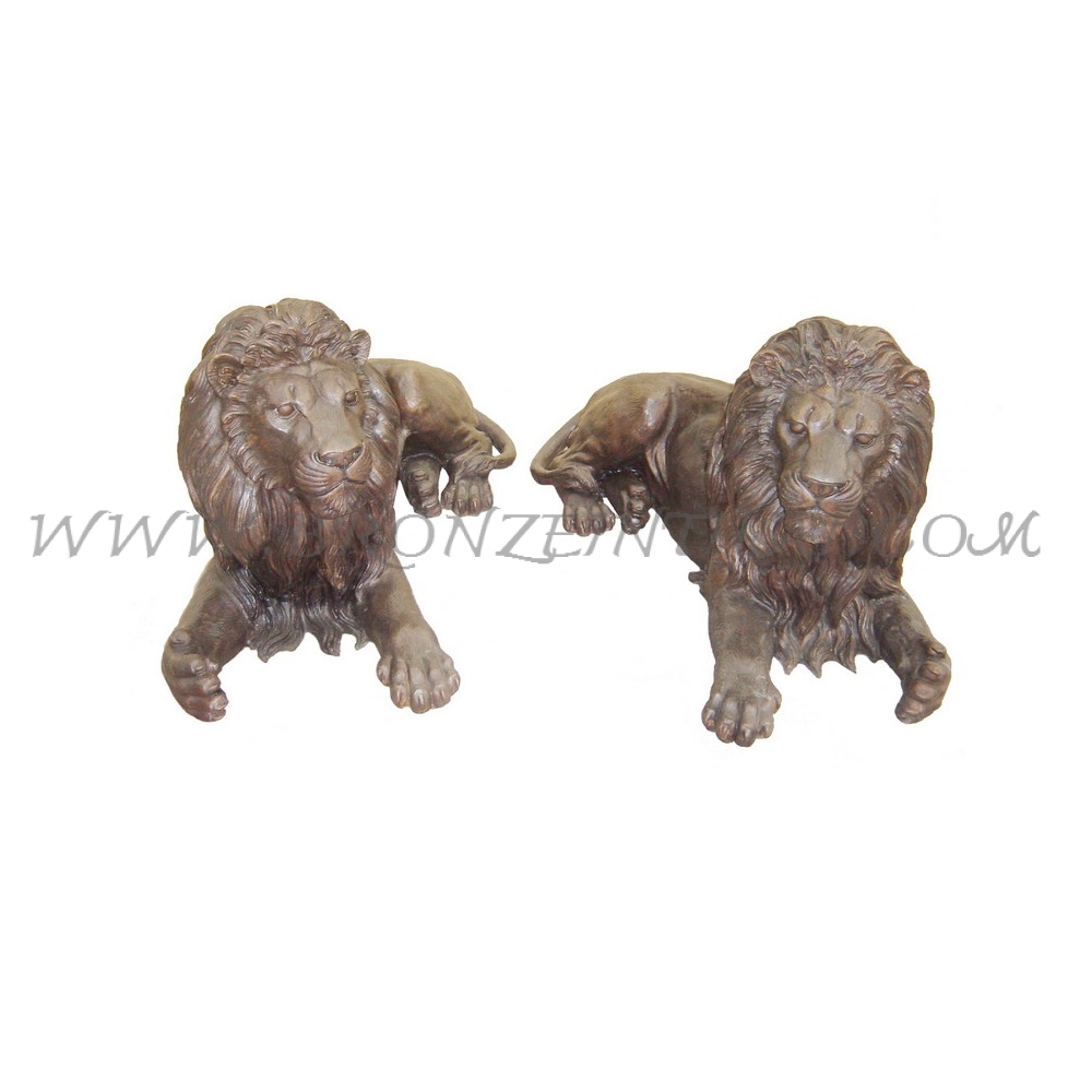 Lion Bronze Sculpture