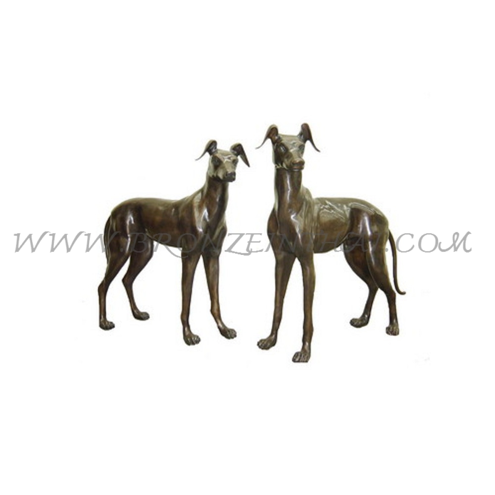 Dog Bronze Sculpture