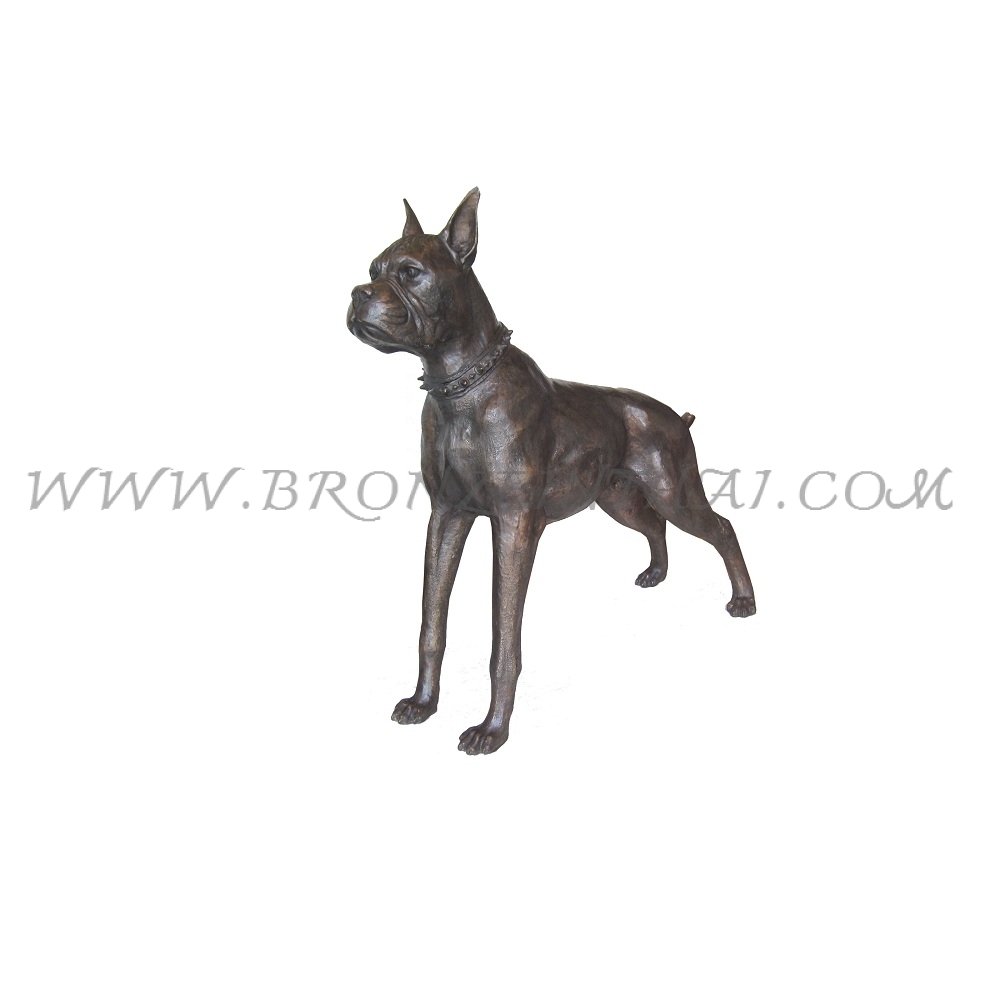 Dog Bronze Sculpture