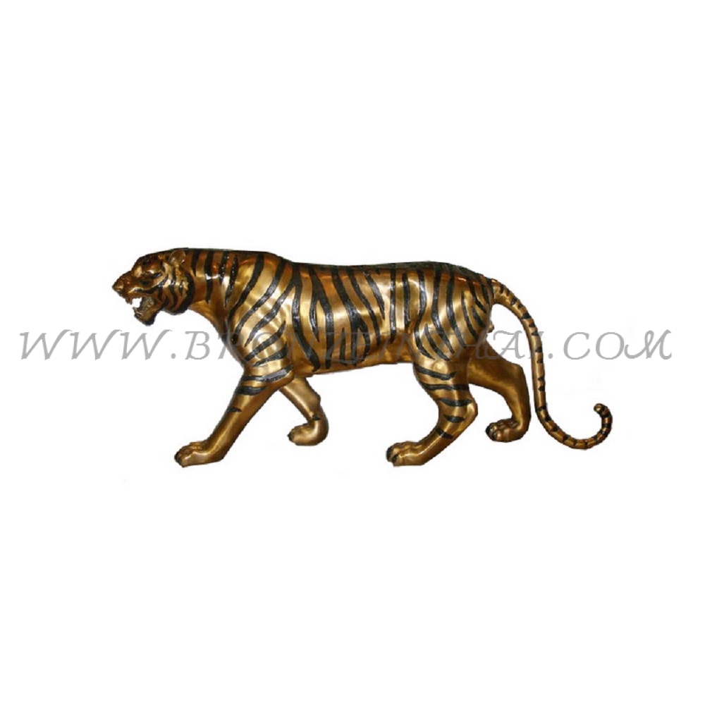 Tiger Bronze Sculpture