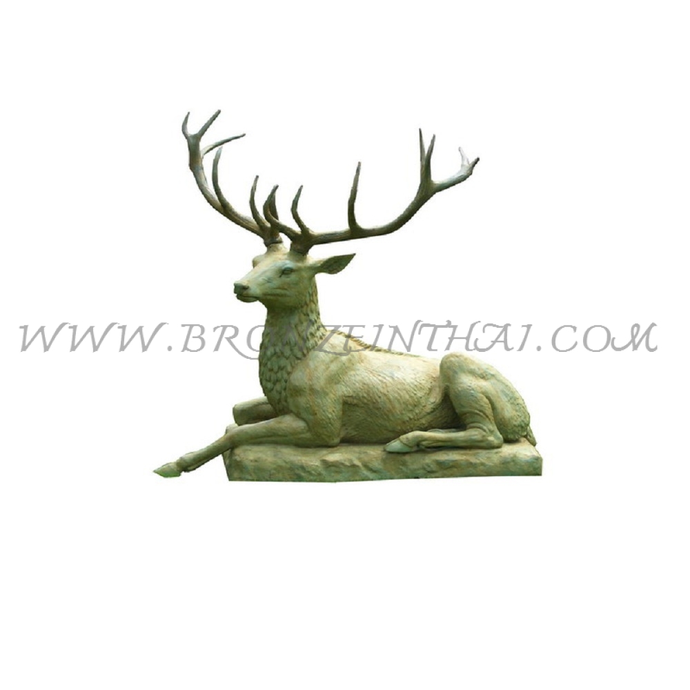 Deer Bronze Sculpture