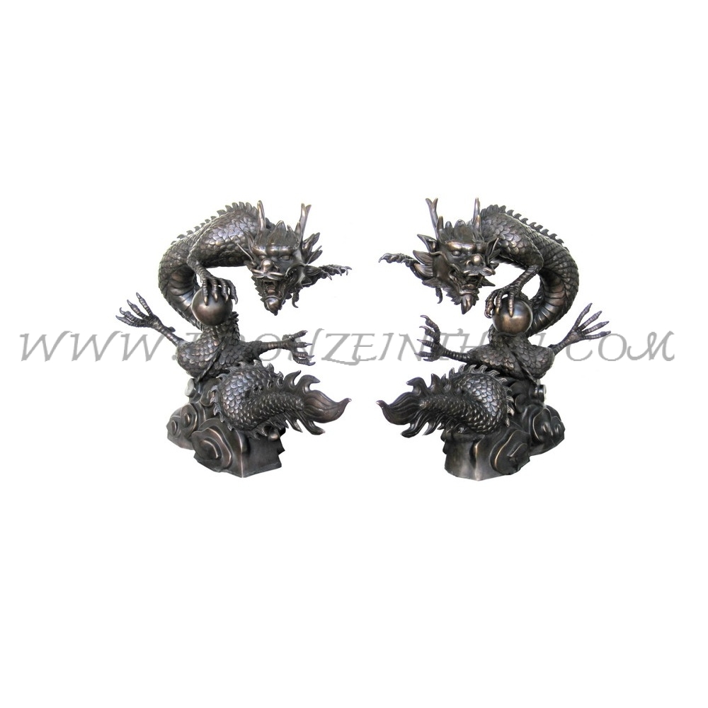 Dragon Bronze Sculpture