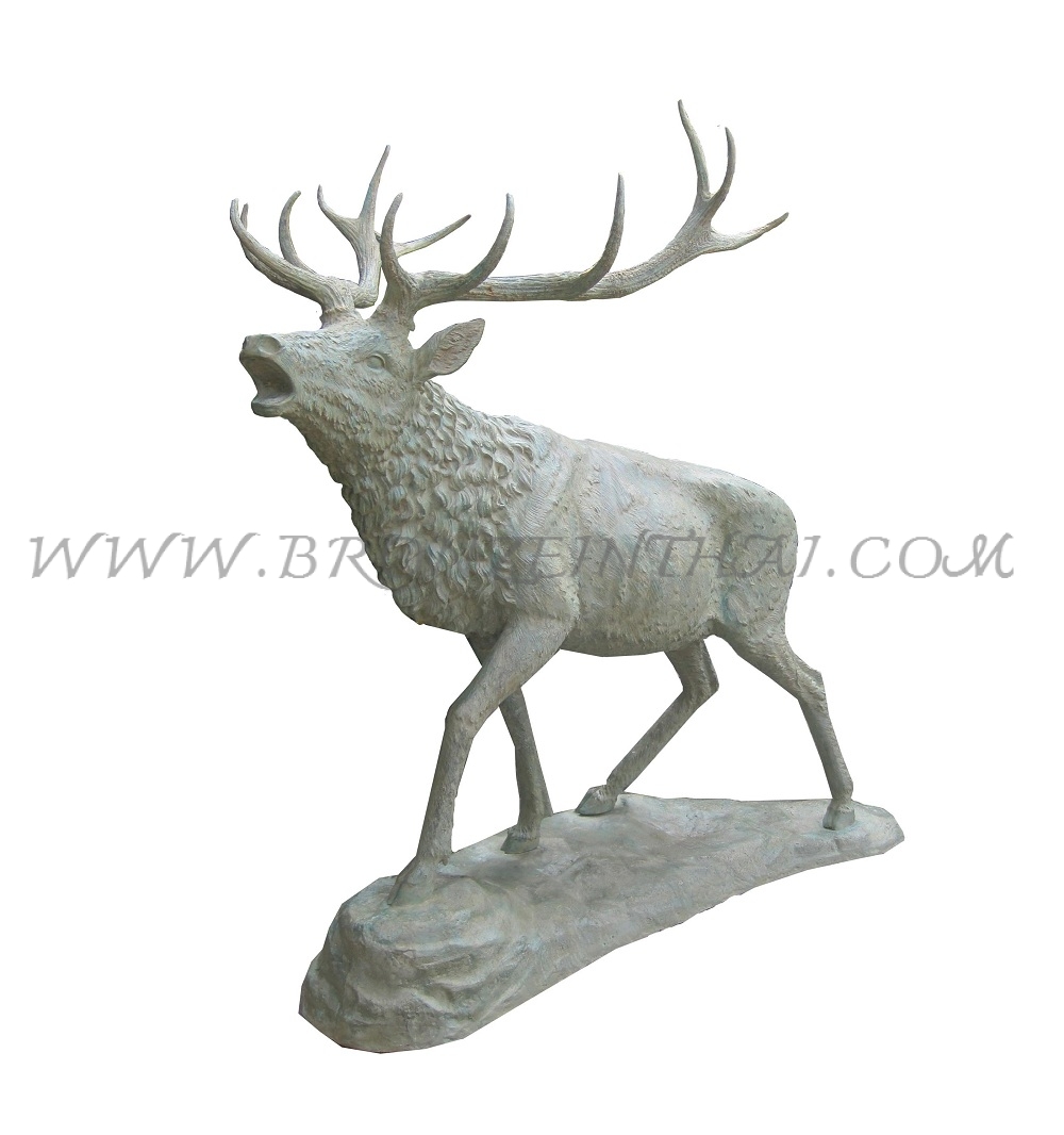 Deer Bronze Sculpture