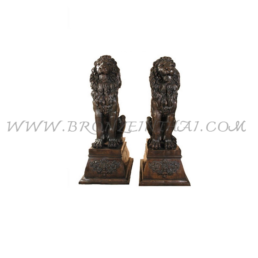 Lion Bronze Sculpture