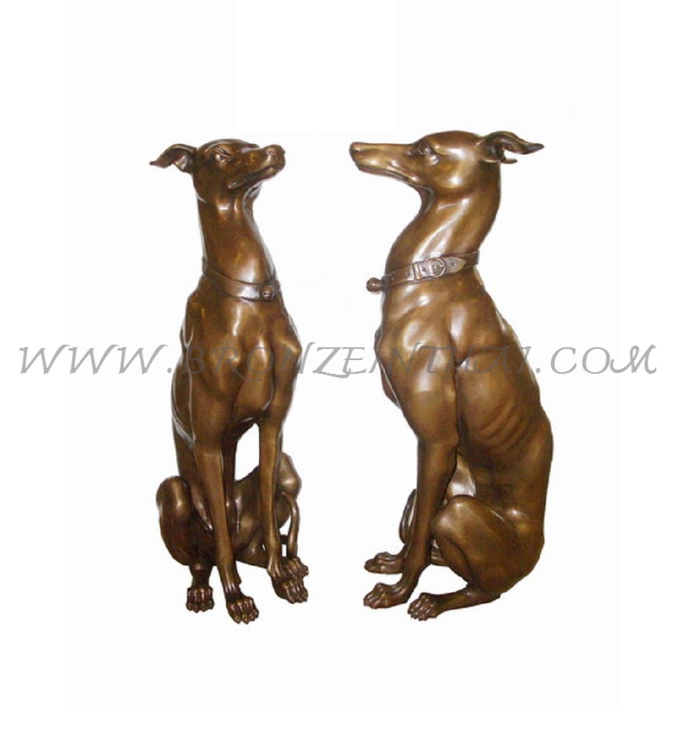 Dog Bronze Sculpture