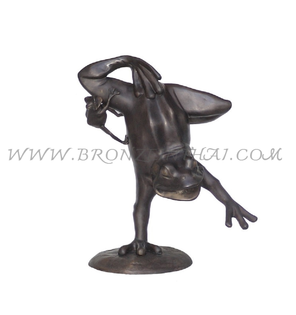 Frog Bronze Sculpture